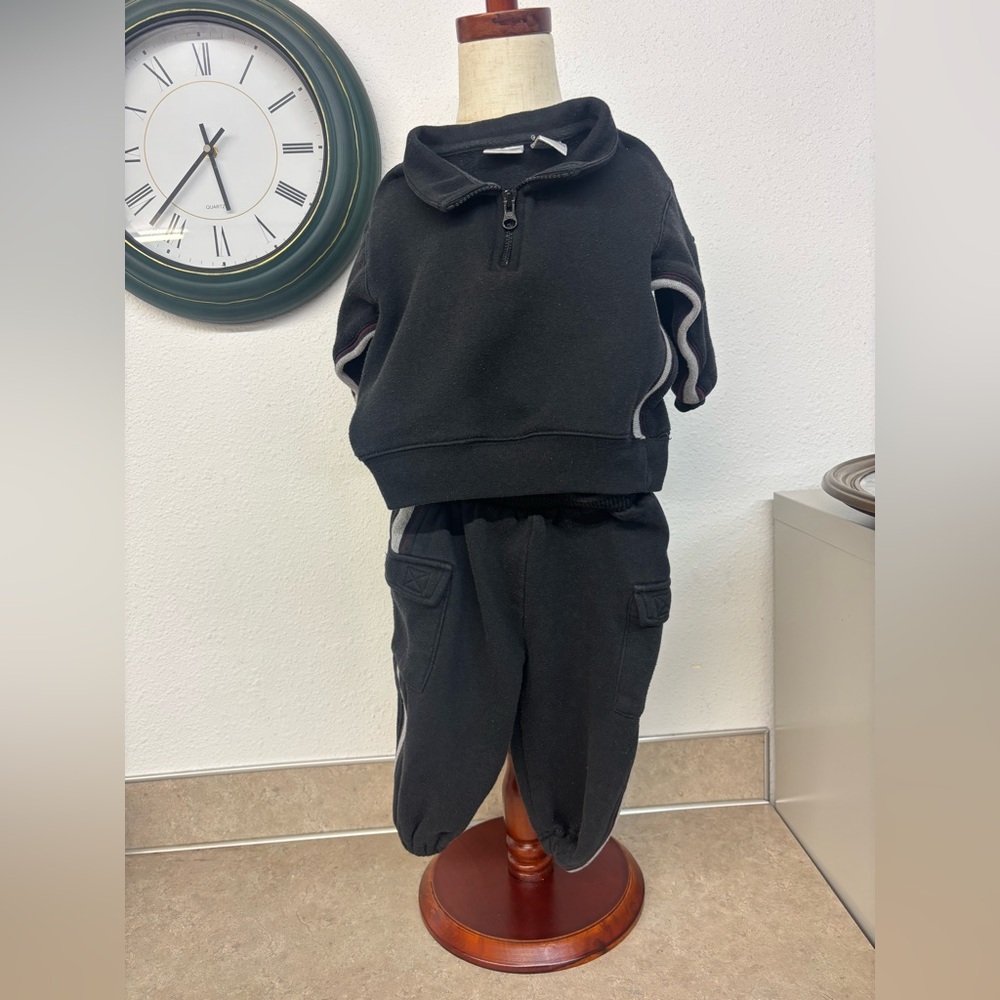 Baby Nay Black Kids Jogger Set